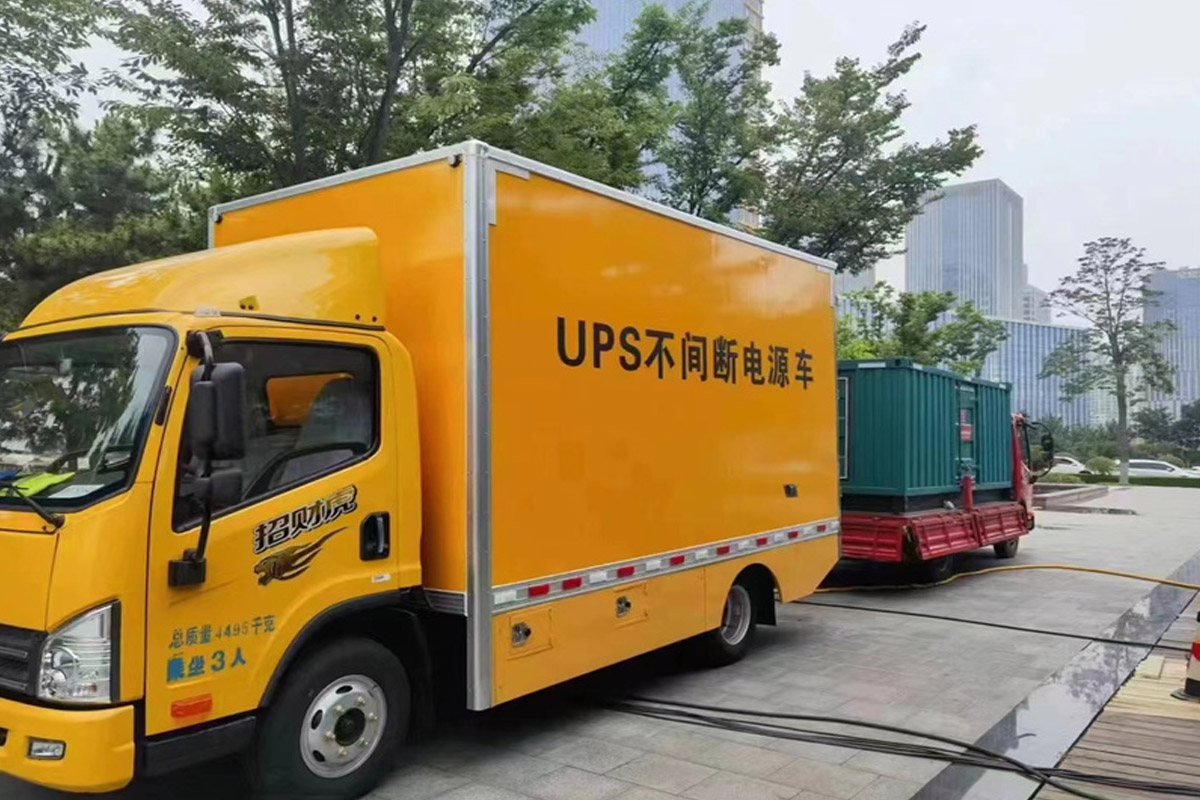 苏州发电机租赁施工现场
